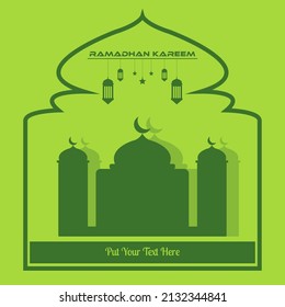 Vector Graphic of simple Islamic Background . Suitable to Used Various Needs With the Theme of Ramadan.