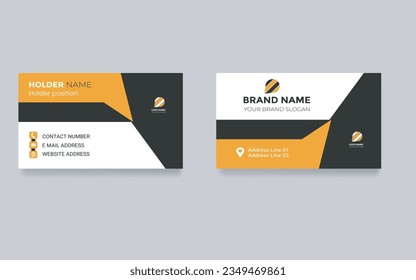 Vector graphic simple print reedy creative editable business cards template