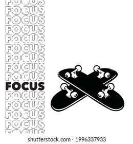 Vektorgrafik-Slogan-Design-Skateboard