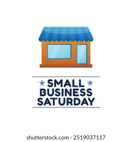 vector graphic of Small Business Saturday ideal for Small Business Saturday celebration.