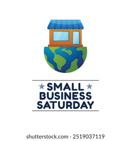 vector graphic of Small Business Saturday ideal for Small Business Saturday celebration.