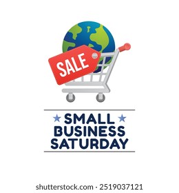 vector graphic of Small Business Saturday ideal for Small Business Saturday celebration.