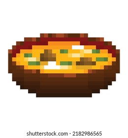 Vektorgrafik von Soup. Gut geeignet für Icon, Aufkleber, Clipart, Spielansichten, Kindergrafik usw.