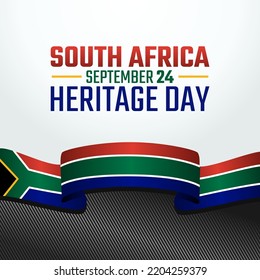 vector graphic of south africa heritage day good for south africa heritage day celebration. flat design. flyer design.flat illustration.