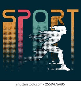 Vector Graphic SPORT For T-shirt