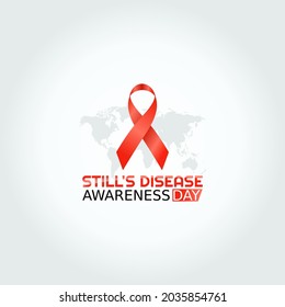 vector graphic of still's disease awareness day good for still's disease awareness day celebration. flat design. flyer design.flat illustration.