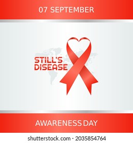 vector graphic of still's disease awareness day good for still's disease awareness day celebration. flat design. flyer design.flat illustration.