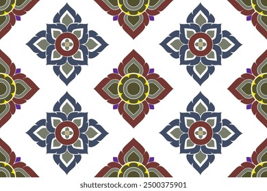 It’s a vector graphic in style of Thai style floral painting vintage apply antique.Used to paint patterns as wallpaper patterns, clothing, decorative, curtain, blanket, pillows, fabric, bag.