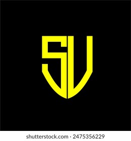 Vector graphic of SV Letter Logo or in modern style. This vector is perfect for company logos, wedding name designs, boutiques, beauty salons, t-shirt designs, templates, banners, wallpaper,  etc.