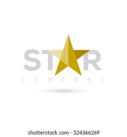 Vector Graphic Symbol With Stylized Star