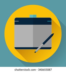 Vector graphic tablet icon