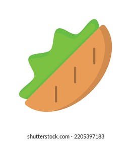 Vector graphic of tacos. Mexico food illustration with flat design style. Suitable for content design assets