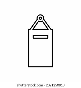 Gráfico vectorial de la etiqueta - Estilo de línea - ilustración simple. Trazo editable. Diseño de plantilla vector.diseño de estilo de esquema.Ilustración gráfica vectorial