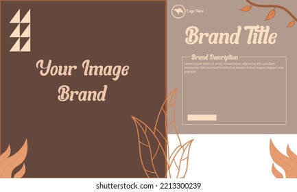 vector graphic template is good for promoting your business on social media or personal