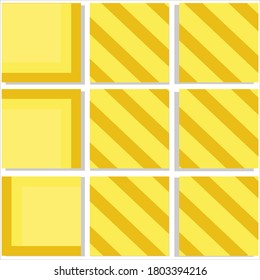 Vector Gráfico de plantillas redes sociales esquema de color naranja, amarillo y naranja. Perfecto para los negocios de comida y más