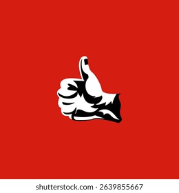 Vector graphic of thumbs up hand icon logo with modern style. This vector is perfect for templates, decoration, stickers, wallpapers, branding and business etc.
