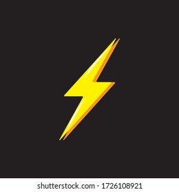 Vector Graphic of Thunder and Bolt Lighting Flash Icon.