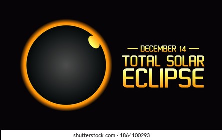 vector graphic of total solar eclipse good for total solar eclipse celebration. flat design. flyer design.flat illustration.