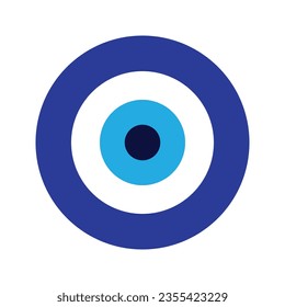 Vector graphic of traditional Greek charm to protect from the evil eye