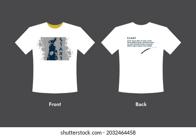 Vector graphic t-shirt and apparel trendy design. Typography, print, vector, illustration. Global swatches.
