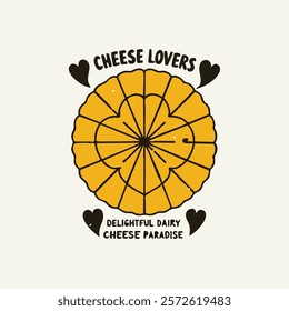 vector graphic of typography national cheese lover's day good for national cheese lover's day celebration flat illustration design.