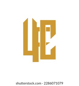Vector graphic of UFC monogram letters. creative gold premium logo. This monogram or initial UFC vector is perfect for company logos, sports logos, wallpapers, stickers and banners etc.