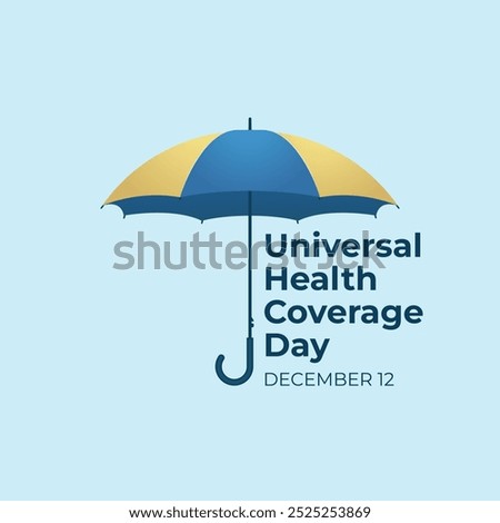vector graphic of Universal Health Coverage Day ideal for Universal Health Coverage Day celebration.