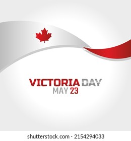 vector graphic of victoria day good for victoria day celebration. flat design. flyer design.flat illustration.