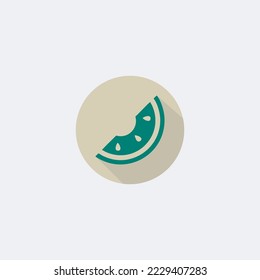 vector graphic of watermelon icon