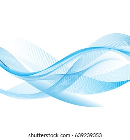Vector graphic wave on white background. Template for design, banner, packing, poster