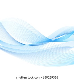 Vector graphic wave on white background. Template for design, banner, packing, poster