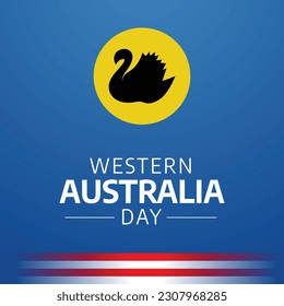 vector graphic of Western Australia Day good for Western Australia Day celebration. flat design. flyer design.flat illustration.