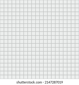 Vector graphic of white ceramic floor and wall tiles. Geometric mosaic texture. Square tiles seamless pattern. Abstract background of tiles in white colors.
