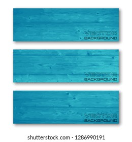Vector graphic wood design banner. Wooden pattern backgrounds different color. Paper banner wooden style. Abstract wood pattern
