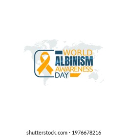 vector graphic of world albinism awareness day good for world albinism awareness day celebration. flat design. flyer design.flat illustration.