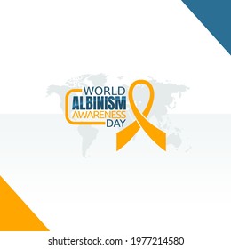 vector graphic of world albinism awareness day good for world albinism awareness day celebration. flat design. flyer design.flat illustration.	