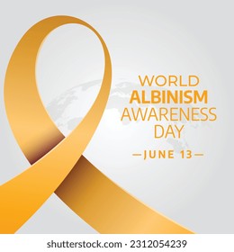 vector graphic of World Albinism Awareness Day good for World Albinism Awareness Day celebration. flat design. flyer design.flat illustration.