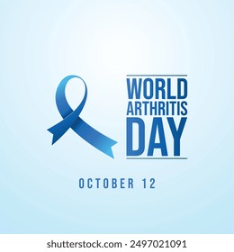 vector graphic of World Arthritis Day ideal for World Arthritis Day celebration.