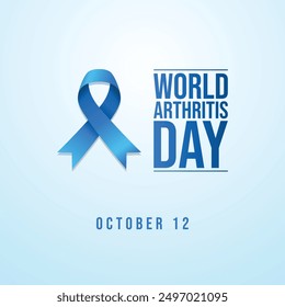 vector graphic of World Arthritis Day ideal for World Arthritis Day celebration.