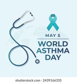 vector graphic of World Asthma Day ideal for World Asthma Day celebration.