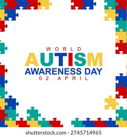 Vector graphic of World Autism Awareness Day ideal for World Autism Awareness Day celebration.

