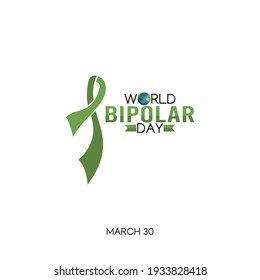 gráfico vectorial del día bipolar mundial bueno para la celebración del día bipolar mundial. diseño plano. diseño de volante.ilustración plana.