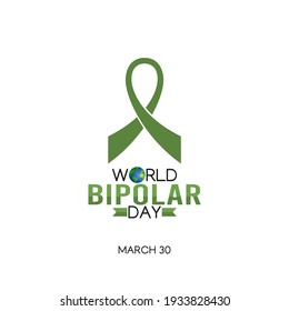 vector graphic of world bipolar day good for world bipolar day celebration. flat design. flyer design.flat illustration.