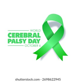 Vector gráfico del Día Mundial de la Parálisis Cerebral ideal para la celebración del Día Mundial de la Parálisis Cerebral.
