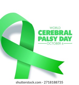 gráfico vetorial do Dia Mundial da Paralisia Cerebral ideal para a celebração do Dia Mundial da Paralisia Cerebral