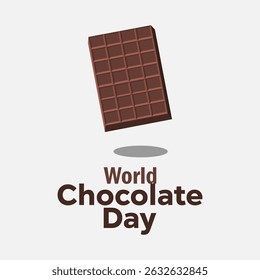 vector graphic of World Chocolate Day ideal for World Chocolate Day celebration