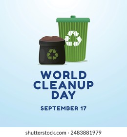 vector graphic of World Cleanup Day ideal for World Cleanup Day celebration.