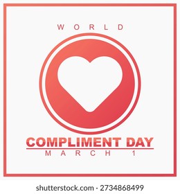 vector graphic of World Compliment Day ideal for World Compliment Day celebration