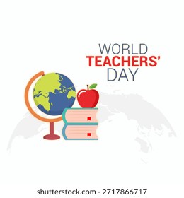 vector graphic of World Teachers’ Day ideal for World Teachers’ Day celebration