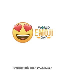 gráfico vectorial del día emotiji mundial bueno para la celebración del día emotiji mundial. diseño plano. diseño de volante.ilustración plana.